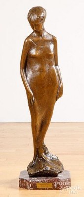 JOHN CAVANAUGH, BRONZE STANDIN