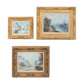 JOHN CLYMER, THREE FRAMED LAND