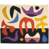 JOHN COBURN, LARGE WOOL TAPEST