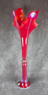 JOHN COOK ART GLASS VASEJOHN C