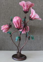 JOHN COOK STUDIOS LOTUS LAMP 2