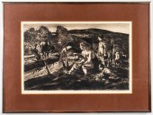JOHN COSTIGAN "AUTUMN" ETCHING