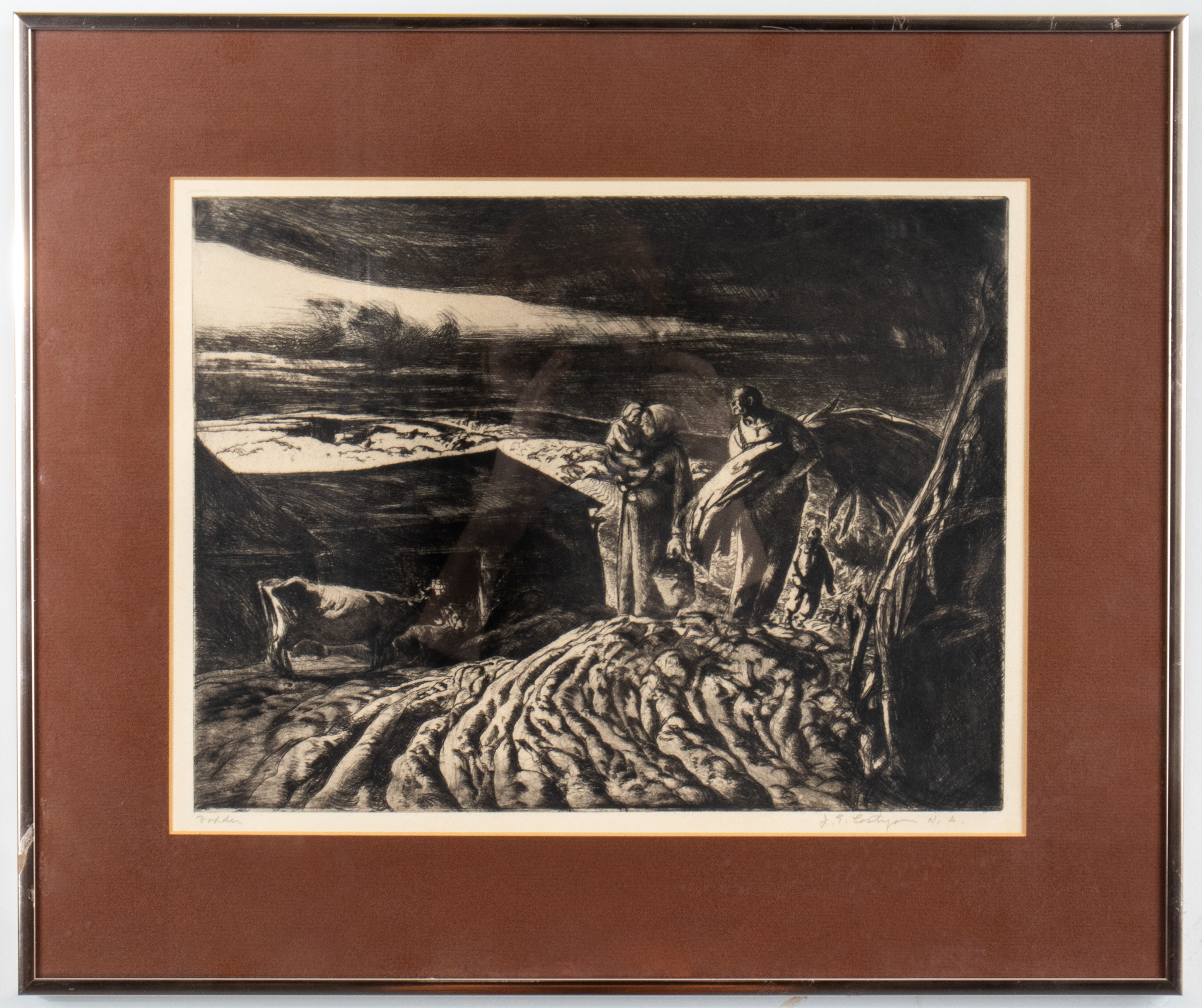JOHN COSTIGAN "FODDER" ETCHING ON