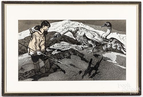 JOHN COSTIGAN GOUACHE ON PAPER