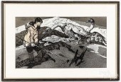 JOHN COSTIGAN GOUACHE ON PAPER