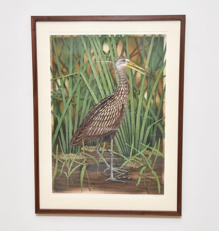 John Costin framed and matted