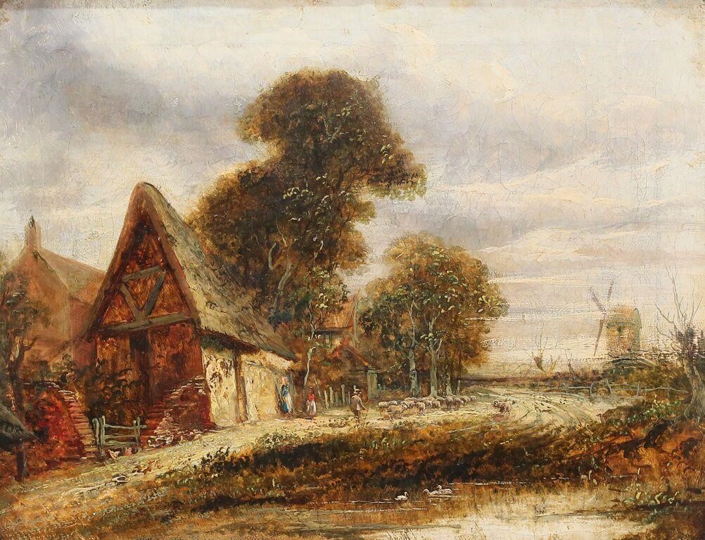 JOHN CROME OIL ON CANVAS A