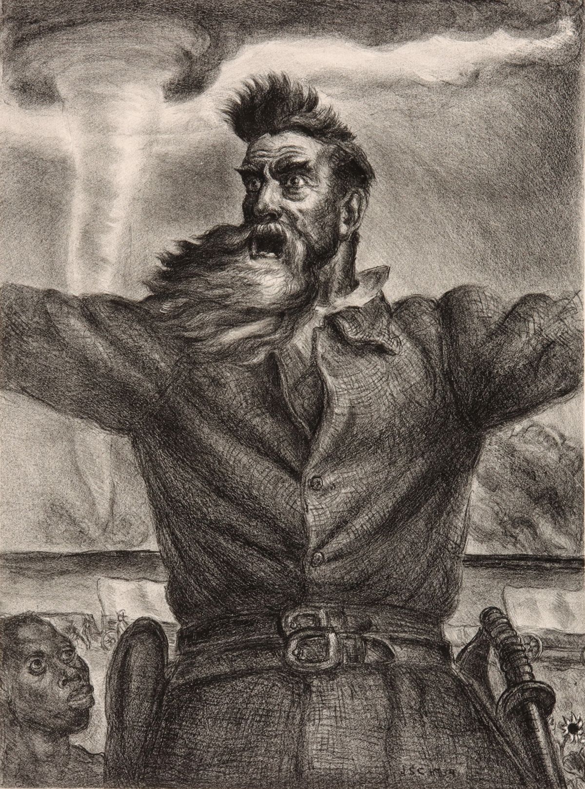 JOHN CURRY (1897-1946) PENCIL