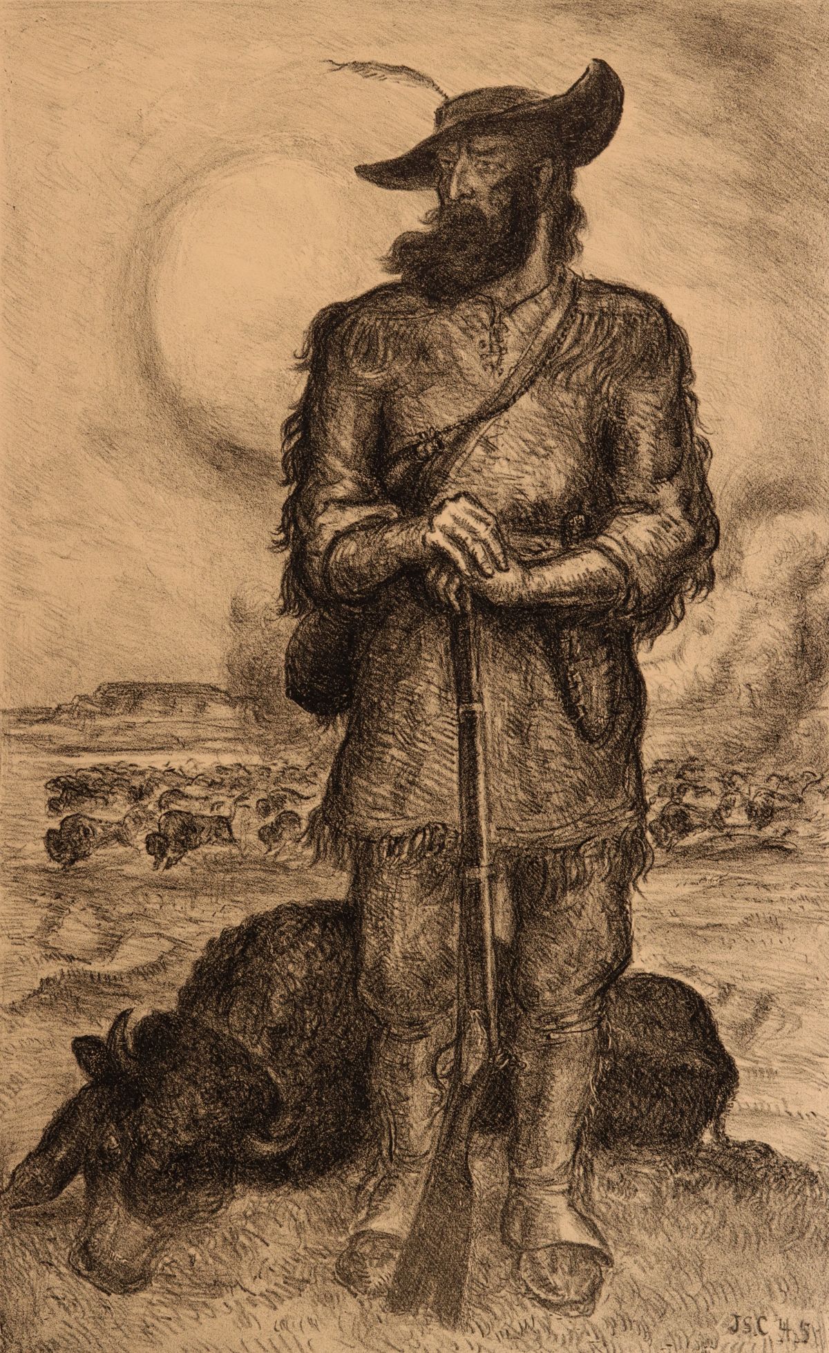 JOHN CURRY (1897-1946) PENCIL
