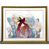 John Dawson Lithograph Print.