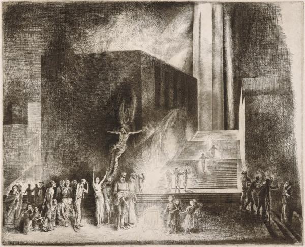 JOHN DE MARTELLY (1903-1979) PENCIL