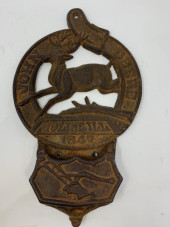 JOHN DEERE IRON PLAQUE, 1847,