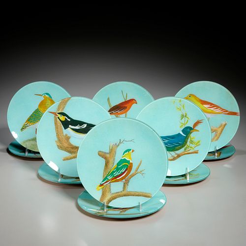 JOHN DERIAN, SET (12) DECOUPAGE