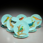 JOHN DERIAN, SET (12) DECOUPAG