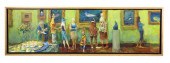 JOHN DEVANEY OIL ON CANVAS "OP