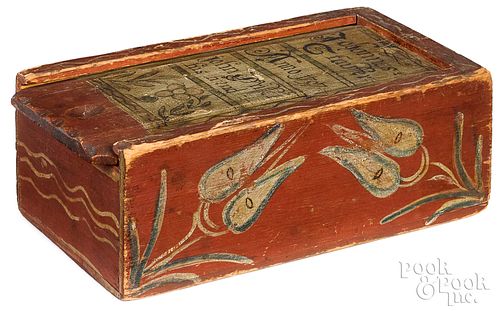 JOHN DRISSEL, PAINTED SLIDE LID