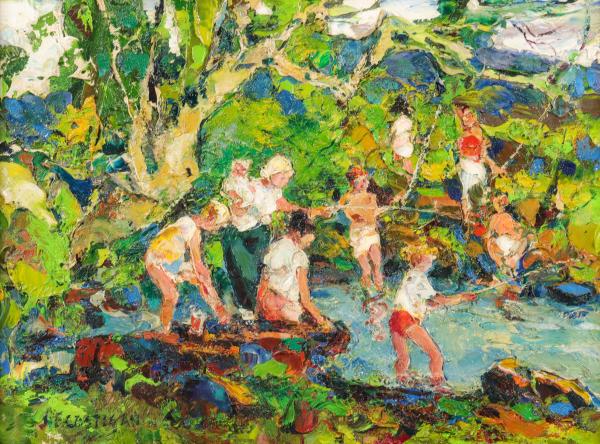 JOHN E. COSTIGAN (1888-1972) OIL ON