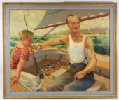 JOHN E. HUSZER FISHING PORTRAI