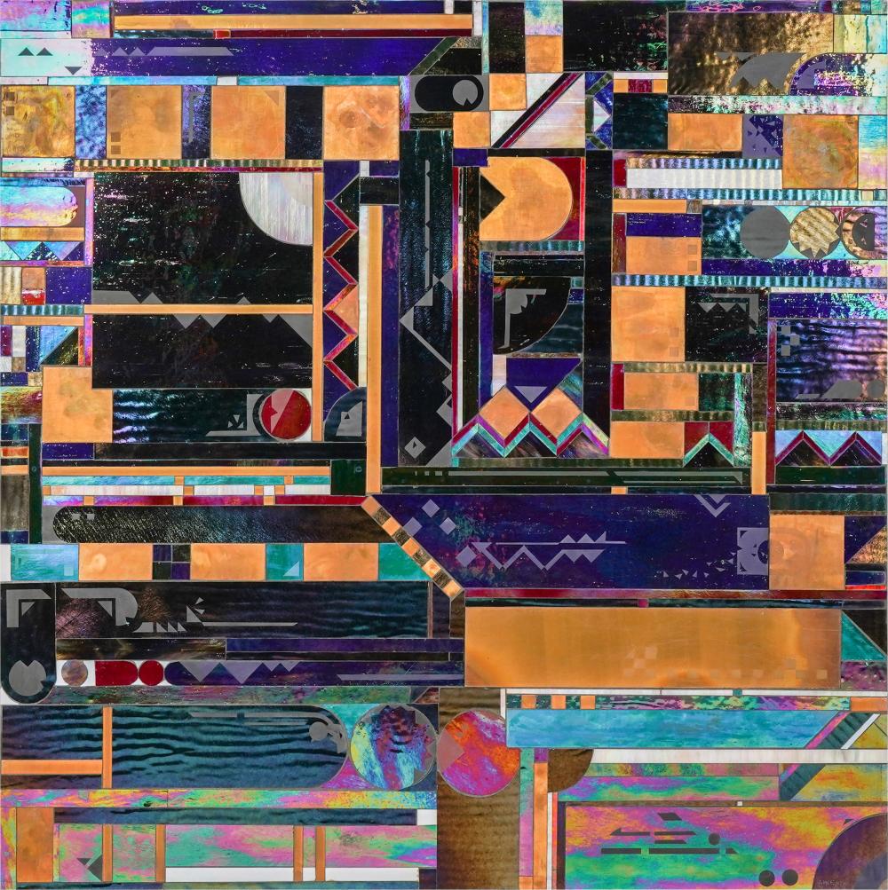 JOHN ECKLEY: ABSTRACT1990; signed