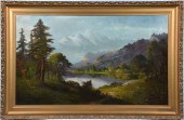 JOHN ENGLEHART PAINTING, LAKE