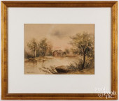 JOHN F. CARLSON WATERCOLOR LAN