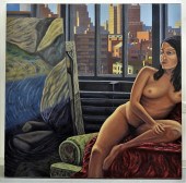 JOHN F. CHAMBERS LOUNGING NUDE