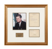 JOHN F. KENNEDY SIGNED LETTER