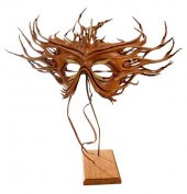 JOHN FLEMMING LEATHER MASK ON