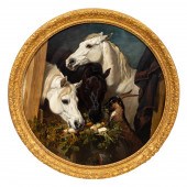 JOHN FREDERICK HERRING, OIL ON