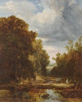 JOHN FREDERICK KENSETT, (AMERI