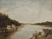 JOHN FREDERICK KENSETT, (AMERI