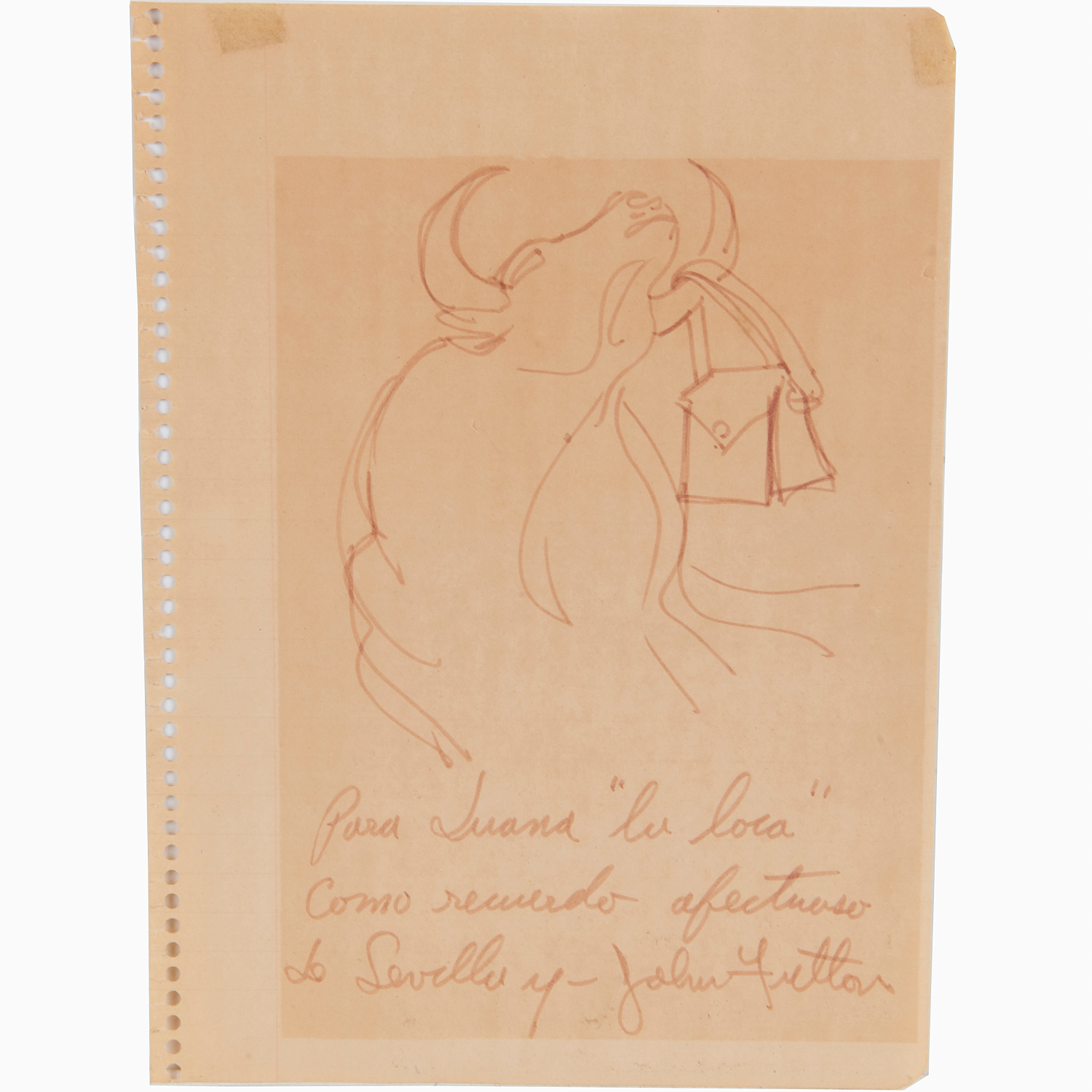 JOHN FULTON, SIGNED WHIMSICAL