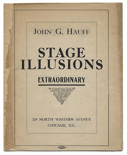 JOHN G. HAUFF. STAGE ILLUSIONS