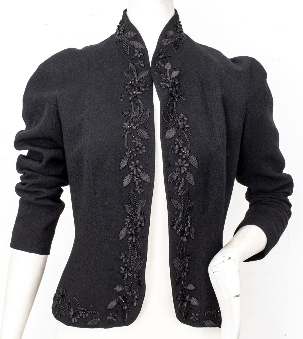 JOHN GALLIANO WOOL EMBROIDERED