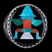 John Gordon Leekity Zuni Inlay