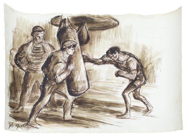 JOHN GROTH (1908-1988) BOXER &
