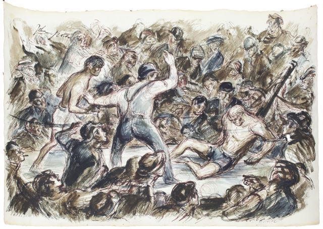 JOHN GROTH (1908-1988) THE BOXER