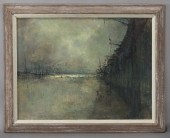 John Guerin ''Seashore'' oil o