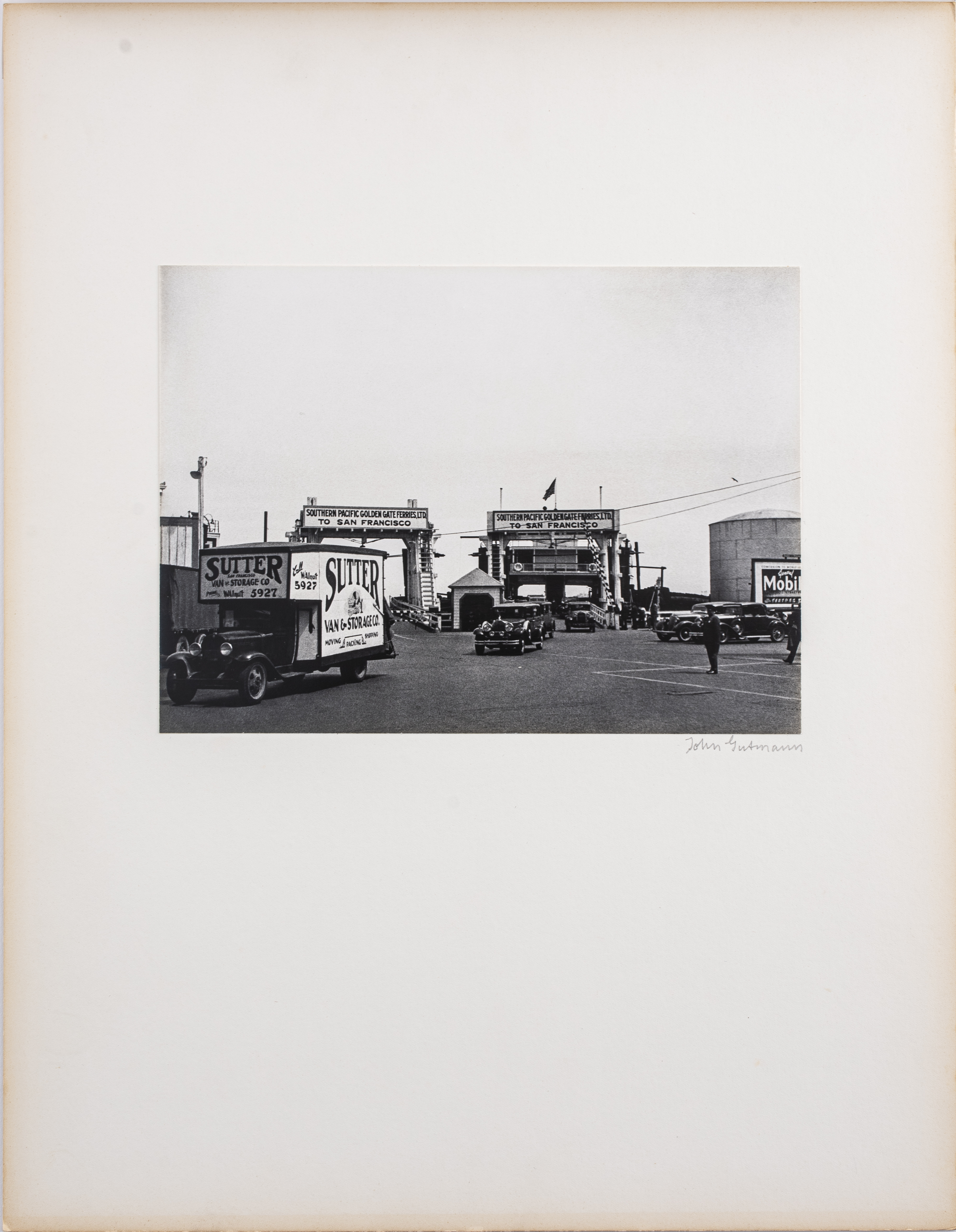 JOHN GUTMANN "AUTO FERRIES" GELATIN