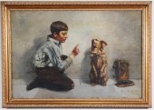 JOHN H. HENRICI OIL ON CANVASJ