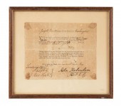 JOHN HABERSHAM, GEORGIA SIGNED