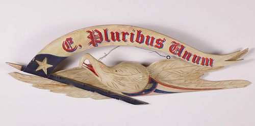 JOHN HALEY BELLAMY CARVED EAGLE