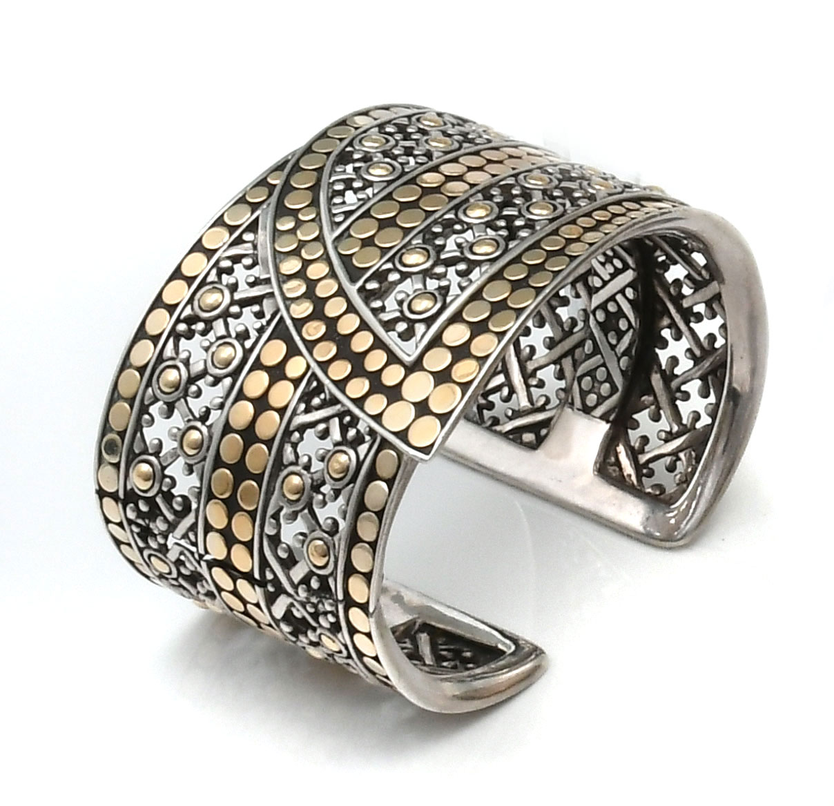 JOHN HARDY 18K & STERLING DOT