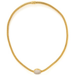 JOHN HARDY, BICOLOR GOLD AND