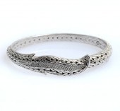 JOHN HARDY DIAMOND 18K & STERL