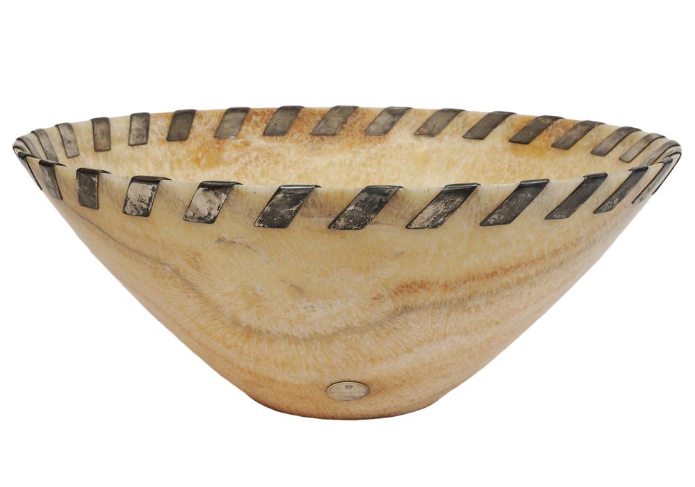 JOHN HARDY ONYX & SILVER LARGE