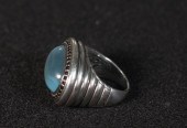 JOHN HARDY STERLING & BLUE TOP