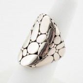 JOHN HARDY STERLING PEBBLE SAD