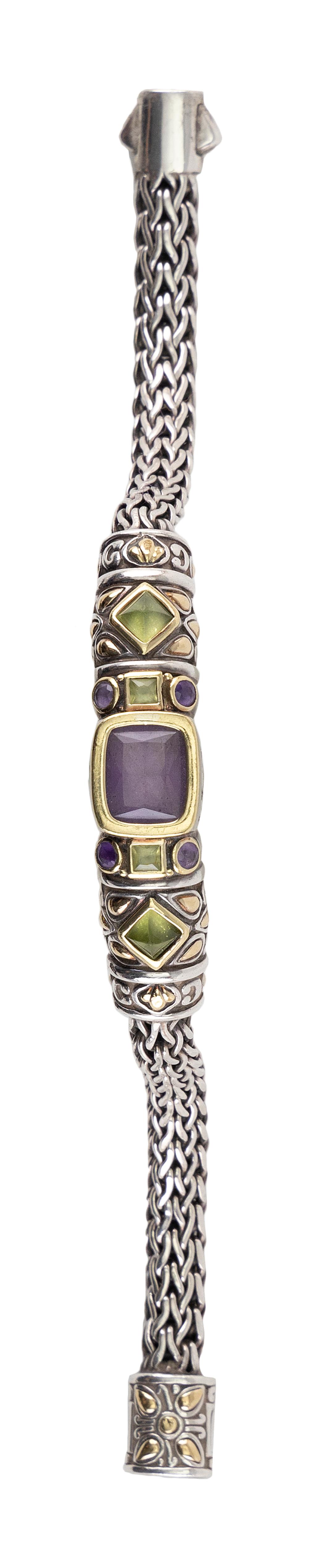 JOHN HARDY STERLING SILVER, 18KT