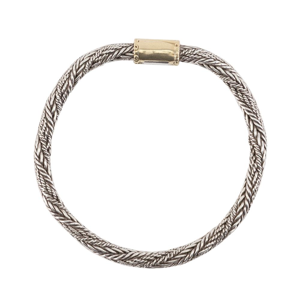 JOHN HARDY STERLING SILVER AND 18KT